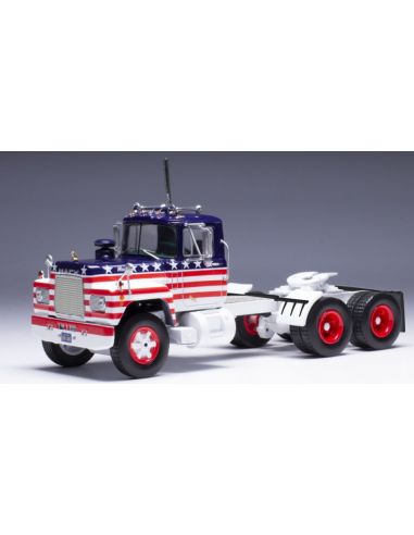 IXO MODEL TR178 MACK R-SERIES 1966 RED/BLUE 1:43 Modellino