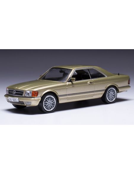 IXO MODEL CLC537 MERCEDES 500 SEC 1981 MET.BEIGE 1:43 Modellino