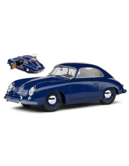 SOLIDO SL1802808 PORSCHE 356 PRE-A COUPE 1953 BLUE 1:18 Modellino
