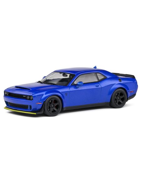 SOLIDO SL4310305 DODGE CHALLENGER SRT COUPE 2018 BLUE 1:43 Modellino