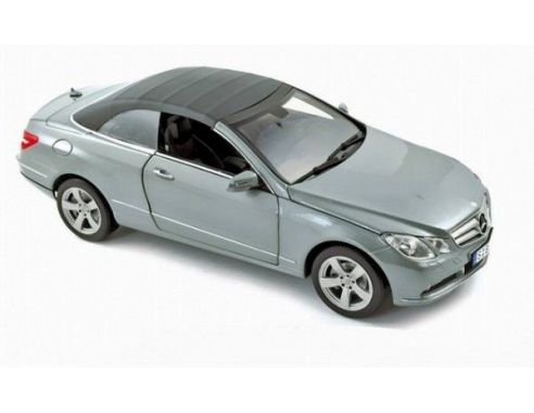 Norev 183541 MB E500 CABRIO 2010 SILVER 1/18 Modellino