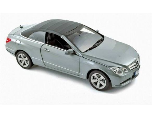Norev 183541 MB E500 CABRIO 2010 SILVER 1/18 Modellino