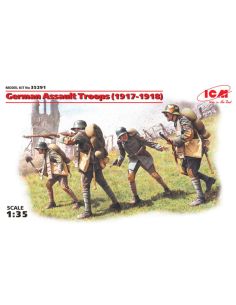 ICM ICM35291 GERMAN ASSAULT TROOPS 1917-1918 4 FIGURES...