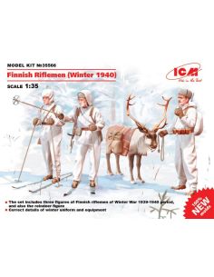 ICM ICM35566 FINNISH RIFLEMEN WINTER 1940 4 FIGURES KIT...