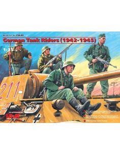 ICM ICM35634 GERMAN TANK RIDERS 1942-1945 KIT 1:35 Modellino