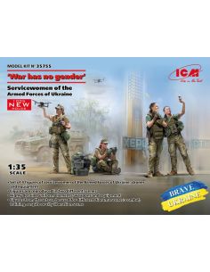 ICM ICM35755 WAR HAS NO GENDER FEMALE SERVICEMEN OF THE...