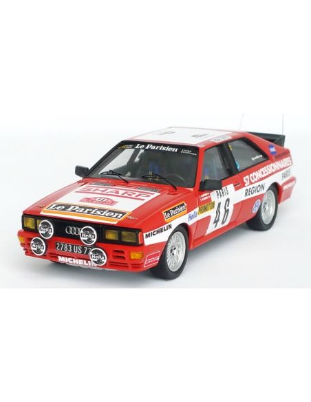 TROFEU TFRRFR72 AUDI QUATTRO MONTE CARLO RALLY 1982 COCHIN-MORIN 1:43 Modellino
