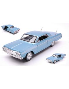 MAISTO MI32908B CHEVROLET IMPALA 1964 METALLIC LIGHT BLUE...