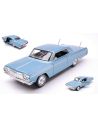 MAISTO MI32908B CHEVROLET IMPALA 1964 METALLIC LIGHT BLUE 1:24 Modellino