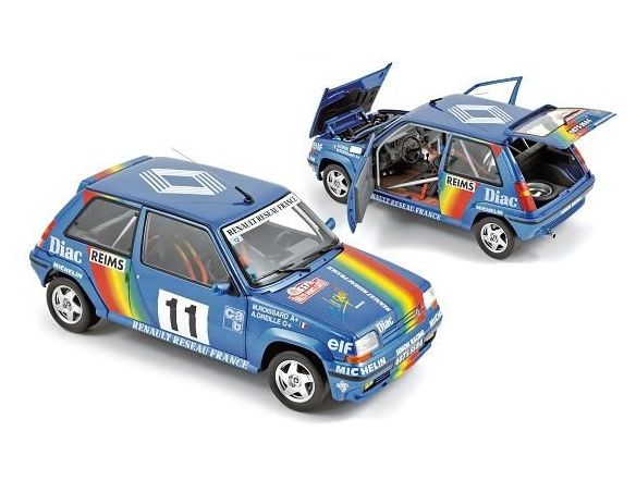 Norev NV185204 RENAULT 5 GT TURBO N.11 13th M.CARLO 1990 A.OREILLE 1:18 Modellino