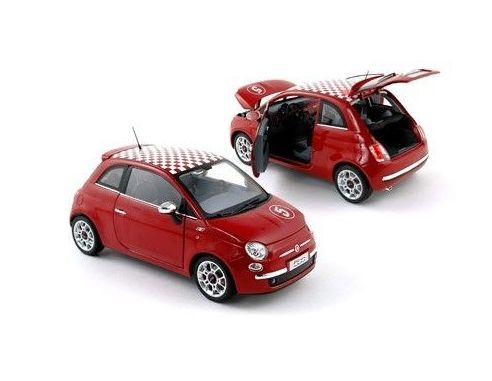 Norev 187728 FIAT 500 SPORT RED 2007 1/18 Auto 1/18
