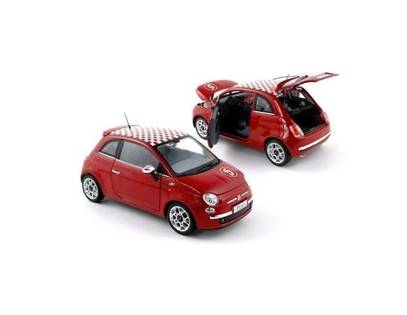 Norev 187728 FIAT 500 SPORT RED 2007 1/18 Auto 1/18