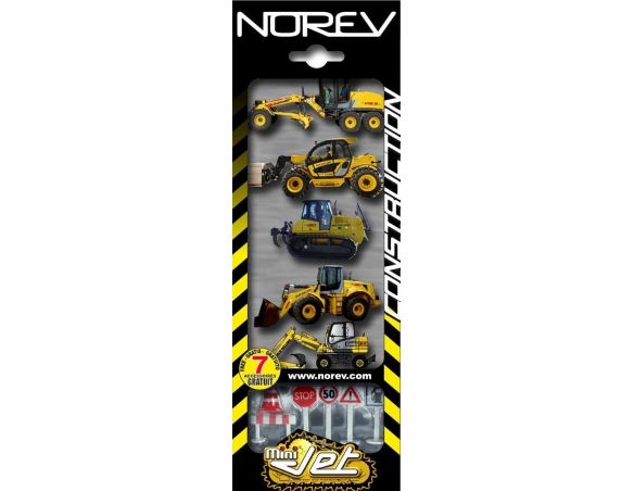 Norev 311697 SET 5 PEZZI MEZZI MOVIMENTO TERRA + Modellino