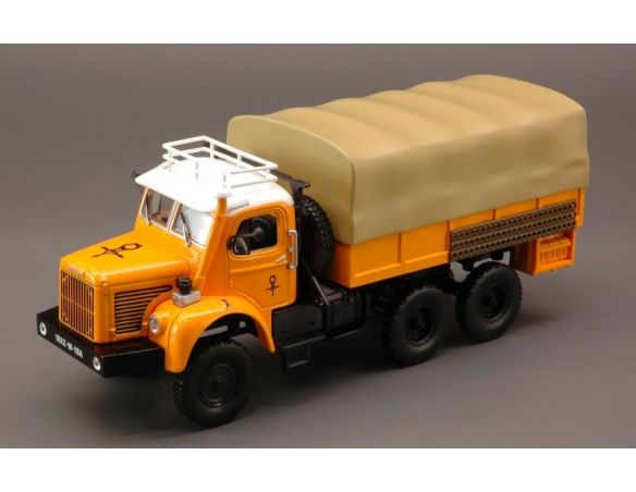 Norev NV690011 BERLIET GBC 8 6x6 GAZELLE 1959 YELLOW 1:43 Modellino