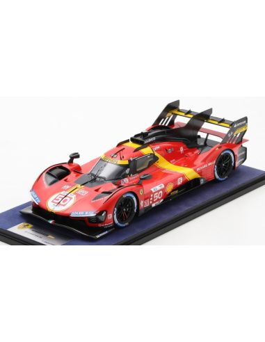 LOOKSMART LS18LM034 FERRARI 499P N.50 POLE/5th LE MANS 2023 FUOCO/MOLINA/NIELSEN 1:18 Modellino