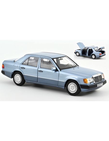 NOREV NV183945 MERCEDES 230 E 1990 LIGHT BLUE METALLIC 1:18 Modellino