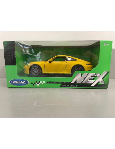 copy of WELLY WE24099WY PORSCHE 911 CARRERA 4S YELLOW 1:24 Modellino