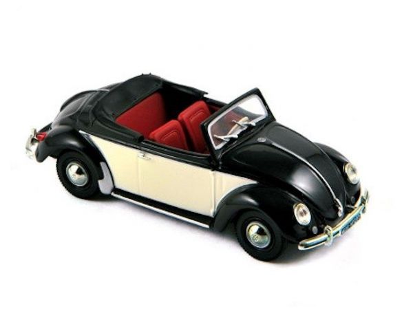 Norev NV840014 VW HEBMULLER CABRIOLET 1949 BLACK 1:43 Auto Stradali