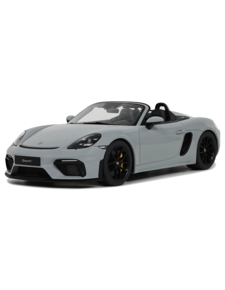 GT SPIRIT GT436 PORSCHE SPYDER (718) CRAYON GREY 1:18 Modellino