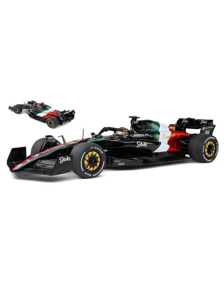 SOLIDO SL1811103 ALFA ROMEO C43 ITALIAN GP 2023 V.BOTTAS 1:18 Modellino