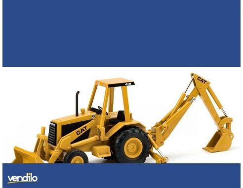 Norscot NR55271 CAT 416 BACKHOE LOADER 1:32 Modellino