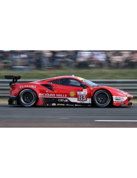 LOOKSMART LSLM168 FERRARI 488 GTE EVO N.83 LE MANS 2023 P.COMPANC/ROVERA/WADOUX 1:43 Modellino