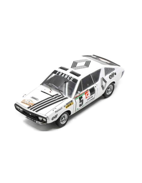 SPARK MODEL S6445 RENAULT 17 N.5 RALLYE DU BANDAMA 1973 J-F.PIOT-F.JAUBERT 1:43 Modellino