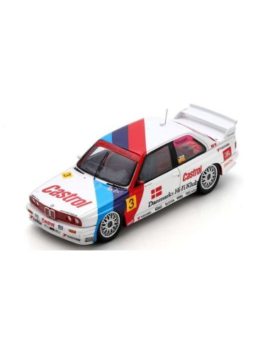 SPARK MODEL S2821 BMW E30 N.3 SCHNITZER GP DENMARK 1991 KRIS NISSEN 1:43 Modellino