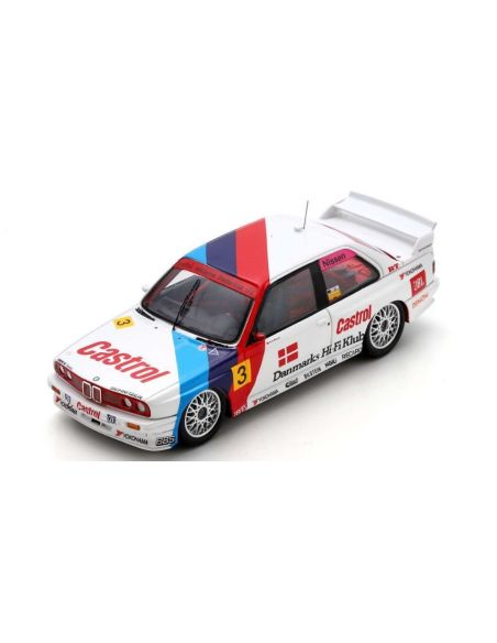 SPARK MODEL S2821 BMW E30 N.3 SCHNITZER GP DENMARK 1991 KRIS NISSEN 1:43 Modellino