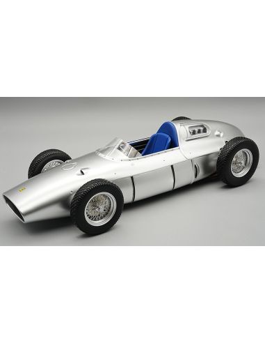 TECNOMODEL TMD18198B FERRARI 246P F1 TEST DRIVE MODENA 1960 ALLUMINIUM BODY R.GINTHER 1:18 Modellino