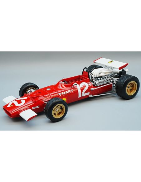 TECNOMODEL TMD18200B FERRARI 312 F1 N.12 MEXICO GP 1969 PEDRO RODRIGUEZ 1:18 Modellino