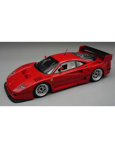 TECNOMODEL TMD18286G FERRARI F40 LM 1996 PRESS VERSION RED WITH BBS SILVER WHEELS 1:18 Modellino