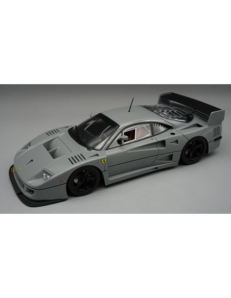 TECNOMODEL TMD18286M FERRARI F40 LM 1996 PRESS VERSION GRIGIO MEDIO WITH BLACK WHEELS 1:18 Modellino